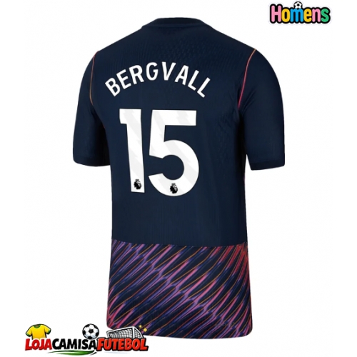 Camisa de Futebol Tottenham Hotspur Lucas Bergvall #15 Equipamento Secundário 2026-27 Manga Curta